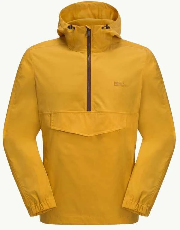 JackWolfskin Vyriška striukė Jack Wolfskin DESET WIND OVERHEAD | curry
