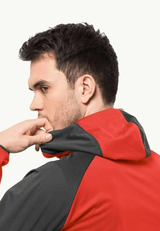 JackWolfskin Vyriška striukė Jack Wolfskin FELDBERG (softshell) | strong red
