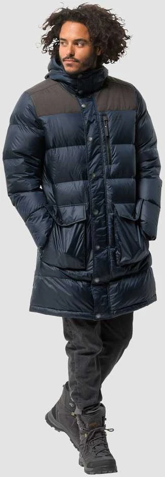 JackWolfskin Vyriškas žieminis paltas JACK WOLFSKIN RICHMOND COAT | Mėlynas