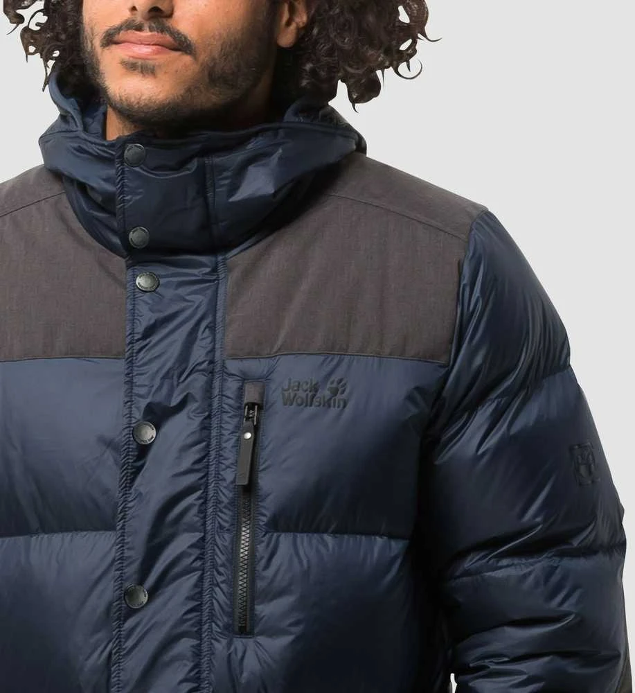 JackWolfskin Vyriškas žieminis paltas JACK WOLFSKIN RICHMOND COAT | Mėlynas