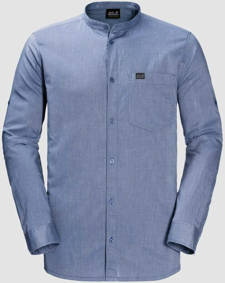 JackWolfskin Vyriški marškiniai JACK WOLFSKIN INDIAN SPRING melsva