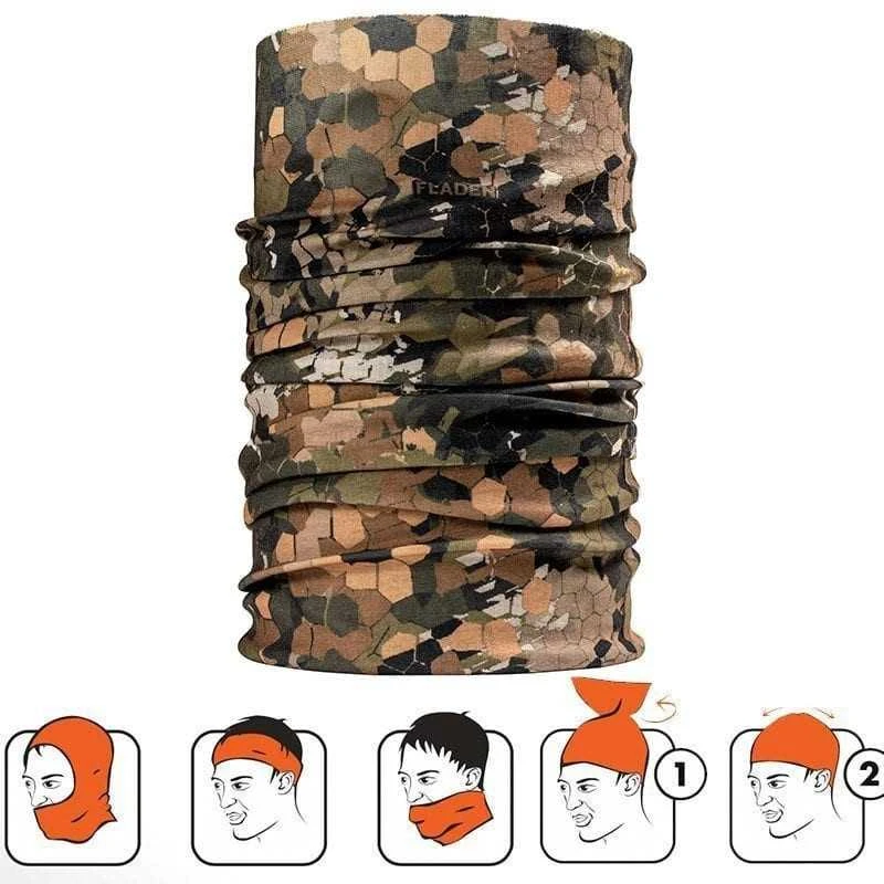 Kaklaskarė Fladen Pixel Camo žalias