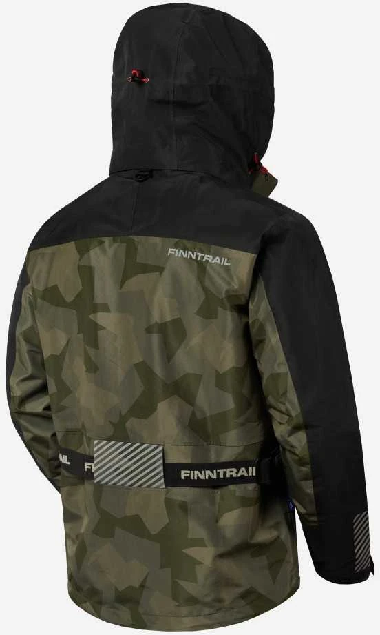 Laisvalaikio kostiumas ekstremalioms oro sąlygoms Finntrail THOR 3420 | Camo Shadow Žalias