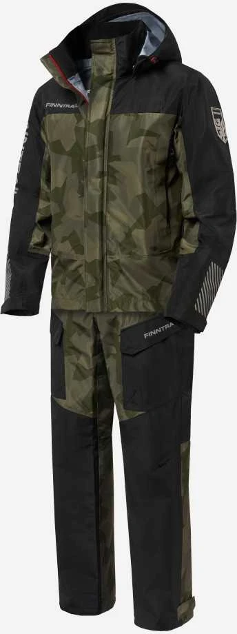 Laisvalaikio kostiumas ekstremalioms oro sąlygoms Finntrail THOR 3420 | Camo Shadow Žalias