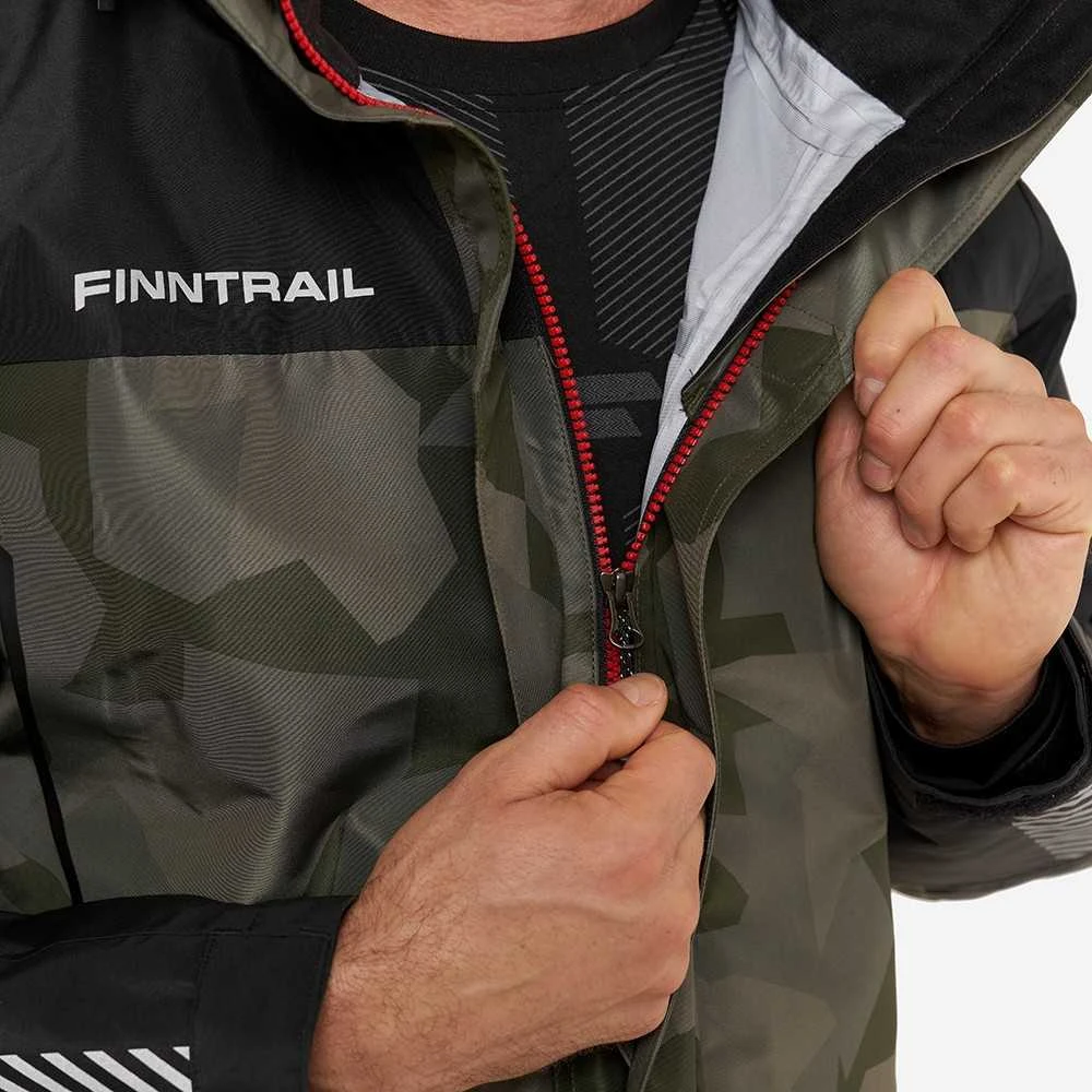 Laisvalaikio kostiumas ekstremalioms oro sąlygoms Finntrail THOR 3420 | Camo Shadow Žalias