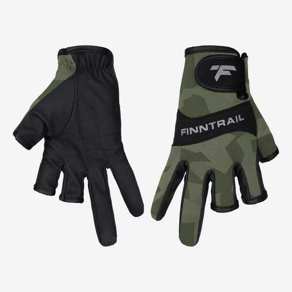 Pirštinės Finntrail NEOSENSOR 2730 | CamoShadow Žalias