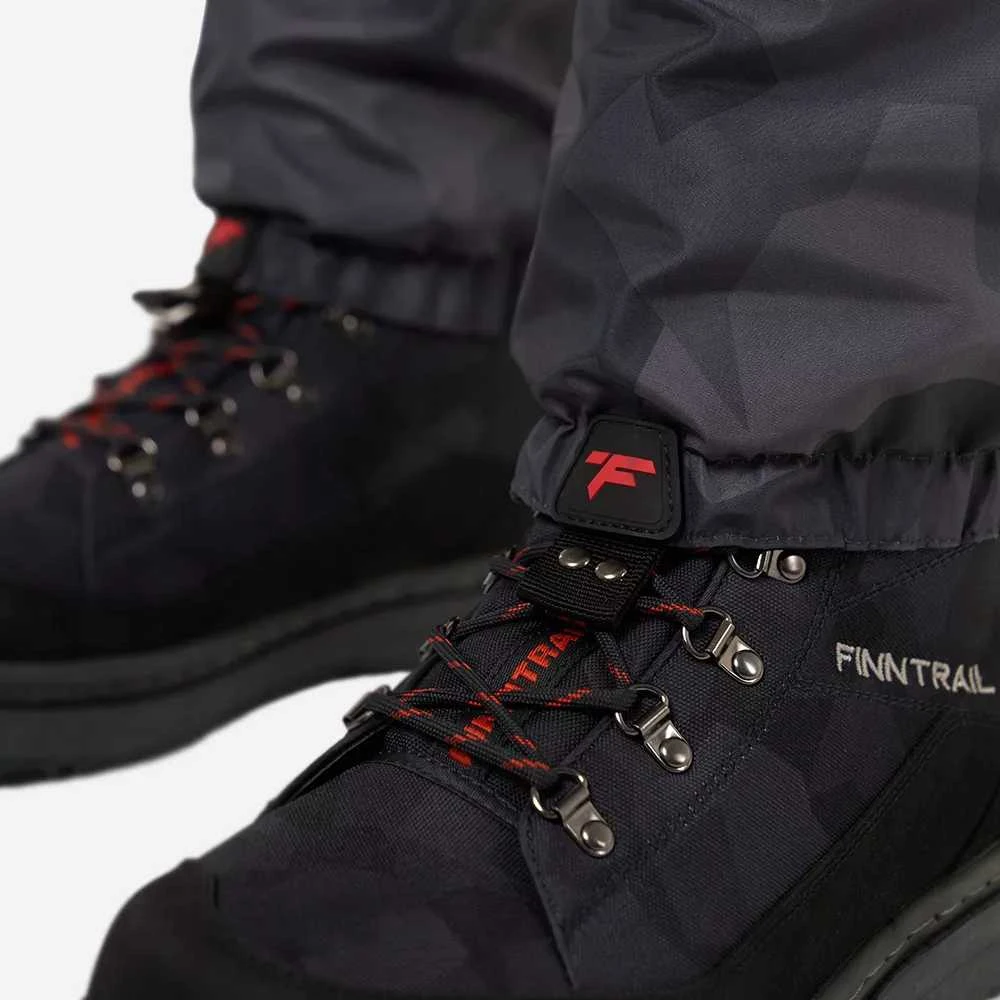 Vyriškos bridkelnės Finntrail ATHLETIC 1532 | Camo Shadow Juodas