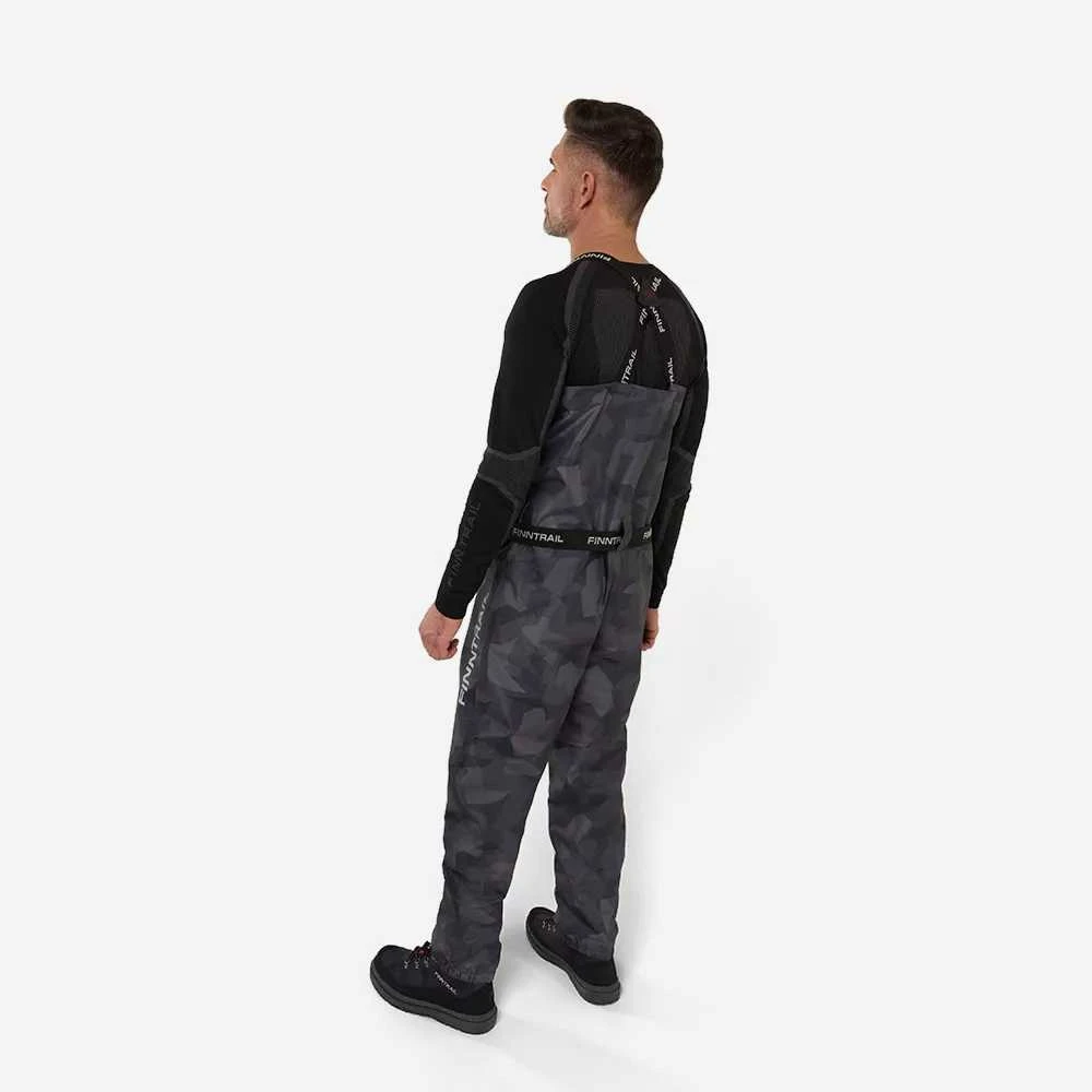 Vyriškos bridkelnės Finntrail ATHLETIC 1532 | Camo Shadow Juodas