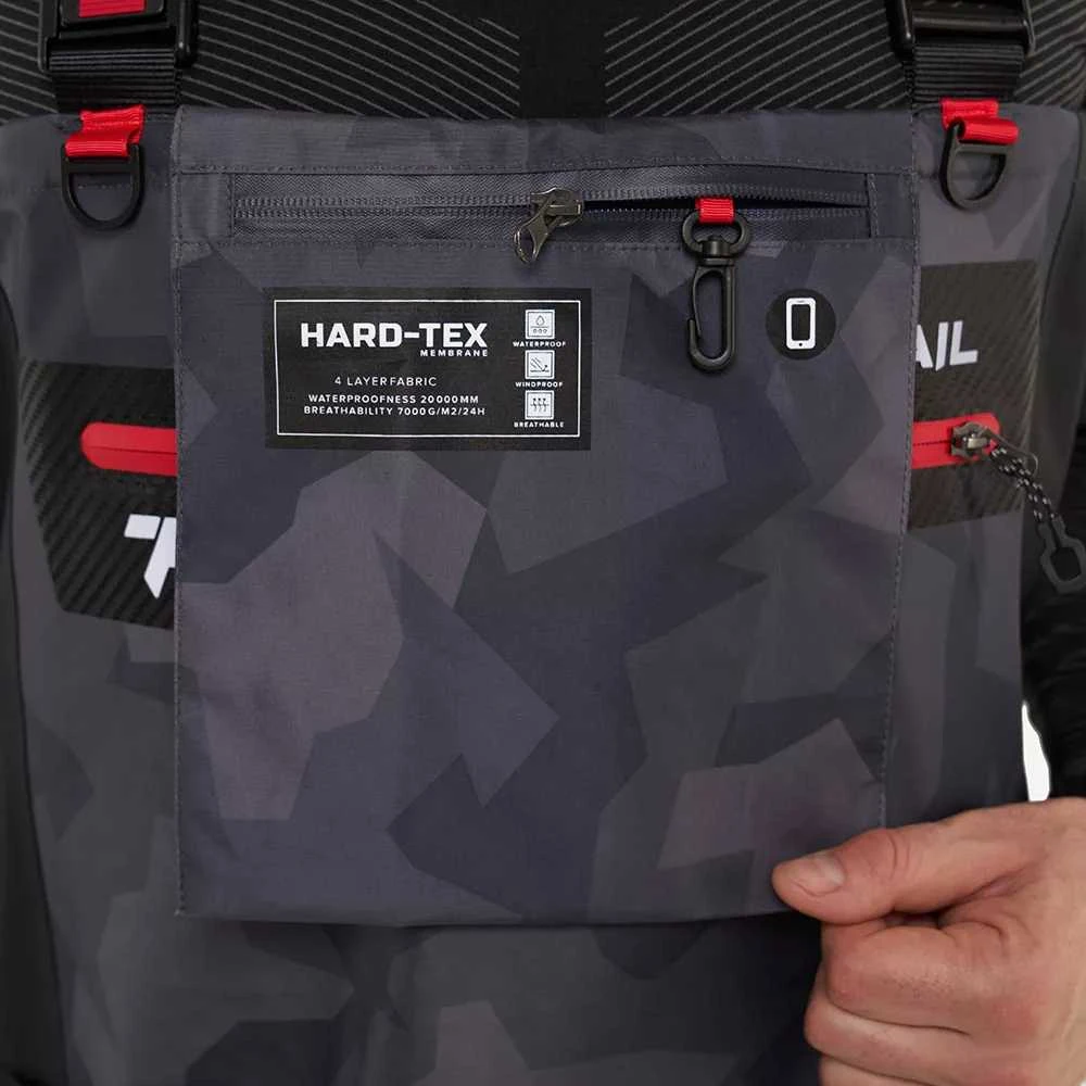 Vyriškos bridkelnės Finntrail ATHLETIC 1532 | Camo Shadow Juodas