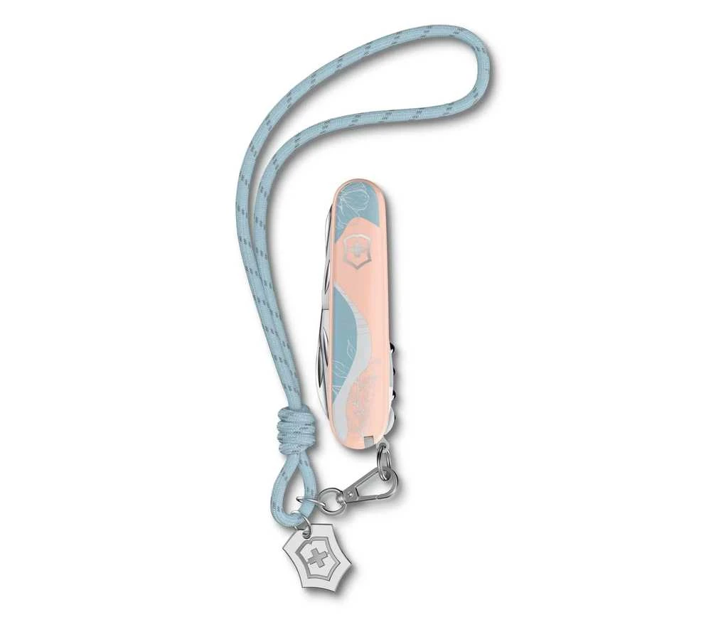 Kompaktiškas peilis Victorinox su melsva virvute