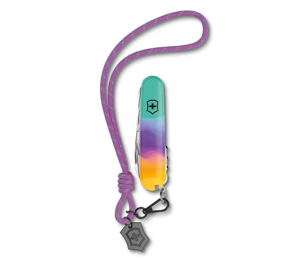 Victorinox Companion peilis su spalvotu korpusu ir virvute