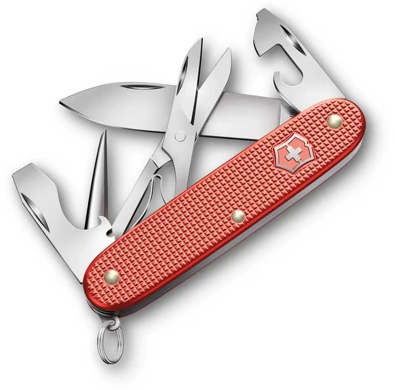 Kišeninis peilis Victorinox Pioneer X Alox Limited Edition 2025 Stone Raudona