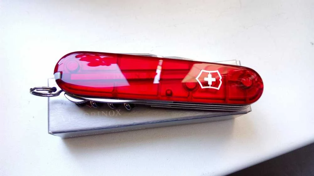 Kišeninis Peiliukas Victorinox "Climber" 1.3703.T raudonas