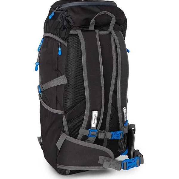 Kuprinė Campus Falcon, 40+10 L | juoda/pilka/mėlyna