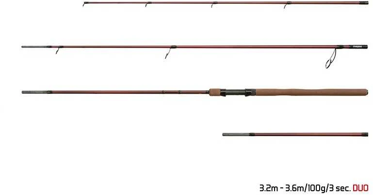 Meškerė Delphin MAGMA LEGEND4RY Duo, 3,20-3,60 m, iki 100 g, 3-jų dalių