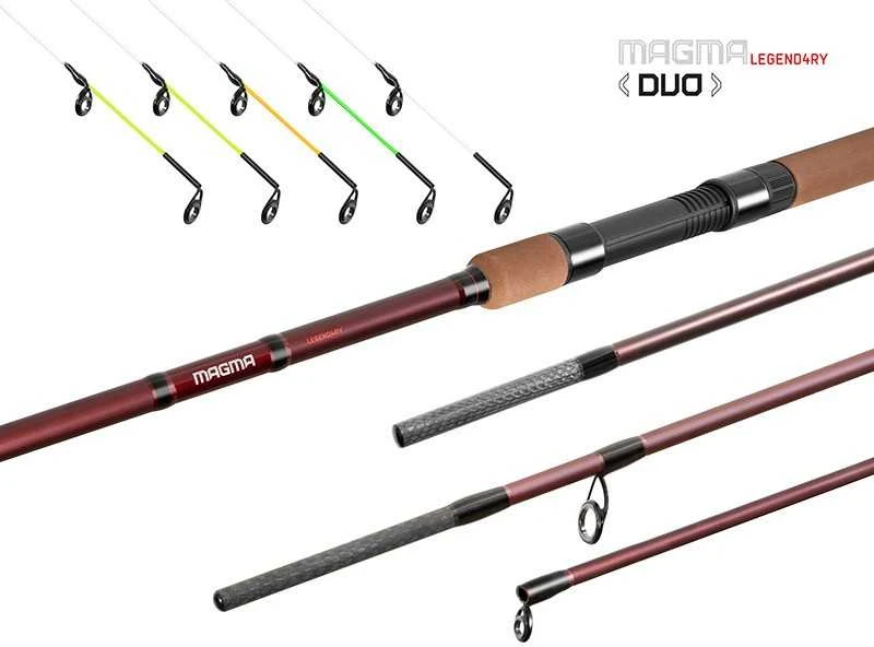 Meškerė Delphin MAGMA LEGEND4RY Duo, 3,20-3,60 m, iki 100 g, 3-jų dalių