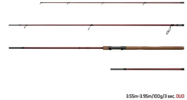 Meškerė Delphin MAGMA LEGEND4RY Duo, 3,55-3,95 m, iki 100 g, 3-jų dalių