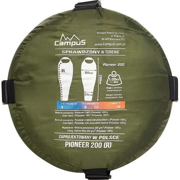 Miegmaišis Campus Pioneer 200 | žalias