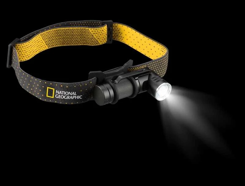 Žibintuvėlis tvirtinamas ant galvos 450 lm NATIONAL GEOGRAPHIC ILUMINOS 450 LED