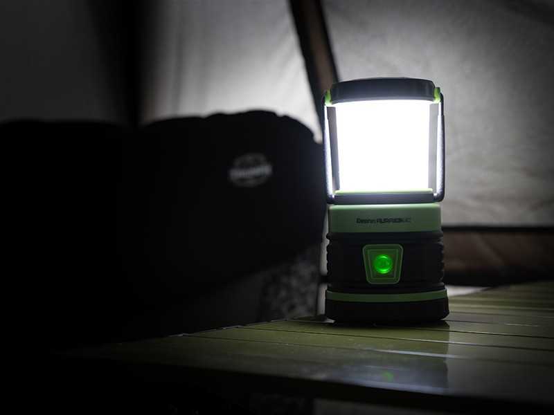 Pastatomas turistavimo žibintas Delphin AURA+ 5400mAh