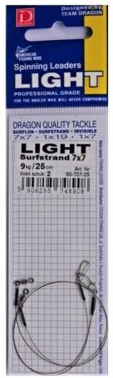 Pavadėliai Dragon Classic Surfstrand 7X7 Light, 9kg, PDF-50-609