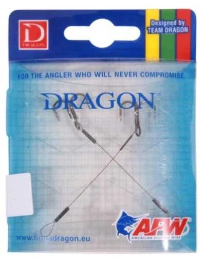 Pavadėlis DRAGON su trišakiu kabliuku Nr.6, 4 cm, 9kg
