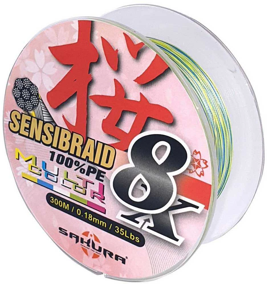 Pintas Valas SAKURA SENSIBRAID 8X 300m multicolor