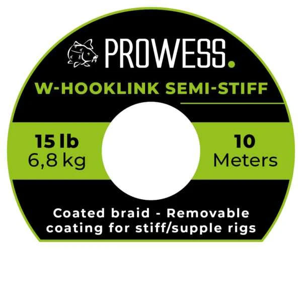 Pusiau stangri medžiaga pavadėliams Prowess W-HOOKLINK semi stiff PRCLH4801-25-G