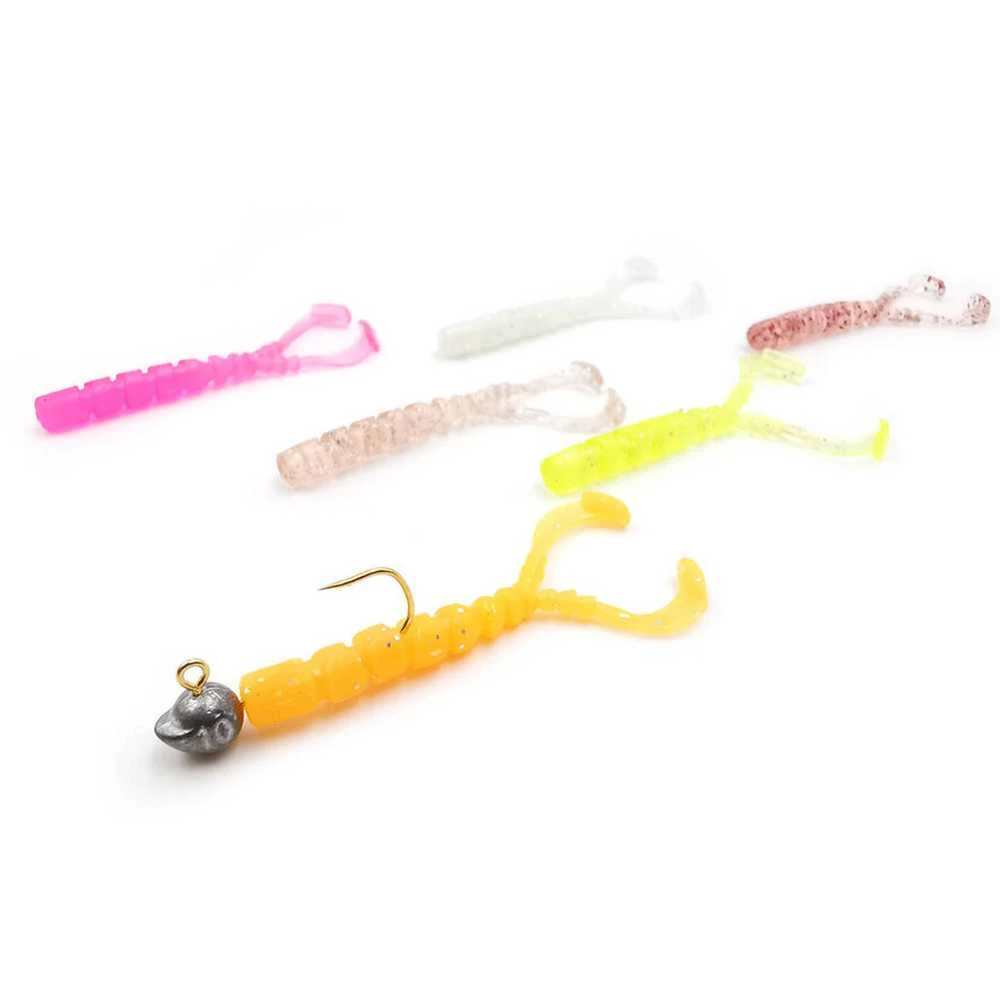 Riperis Mustad Aji Worm Chiki-Chiki, 4,3 cm