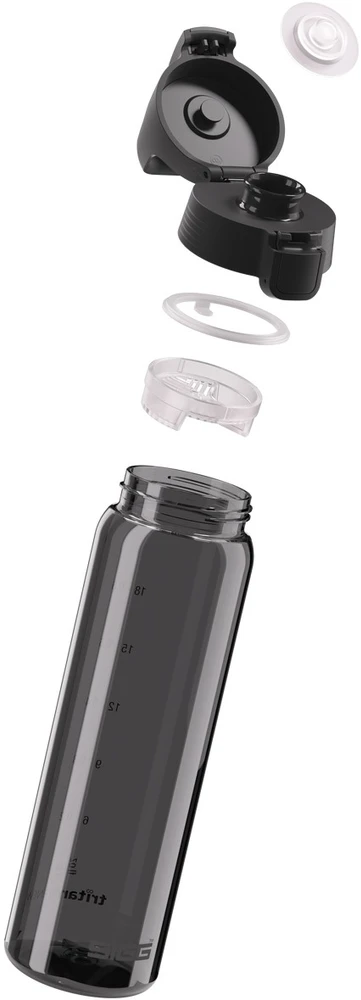 SIGG Total Color ONE gertuvė su vaisių sieteliu 0,75 l, Anthracite