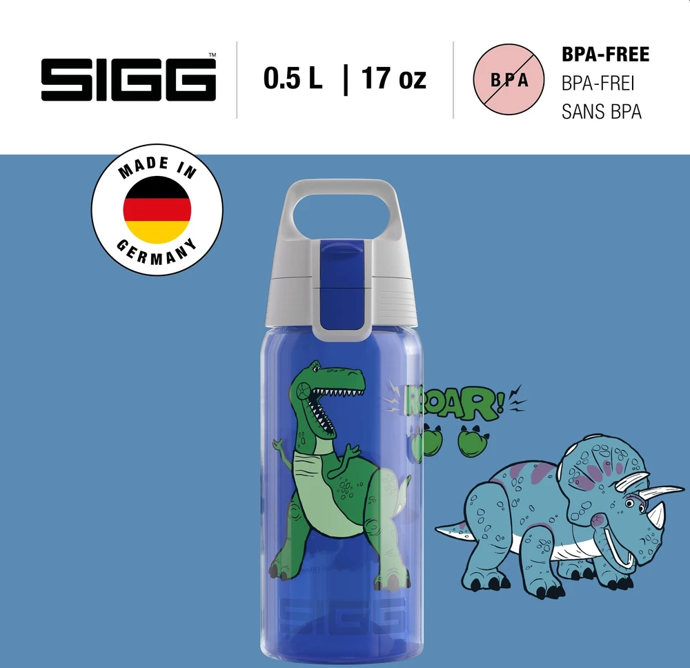 SIGG VIVA ONE Rex &amp; Trixie vaikiška gertuvė 0,5 l