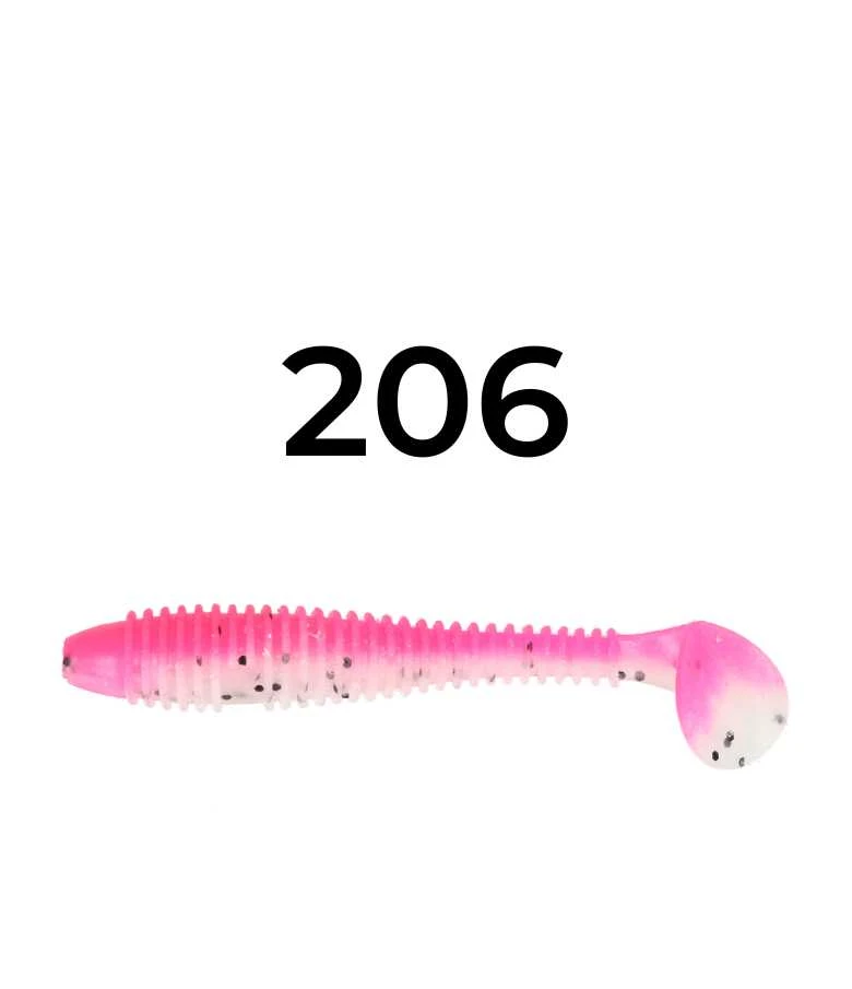 Silikoninis masalas Zeox Trigger Fat Tail 4,3 cm