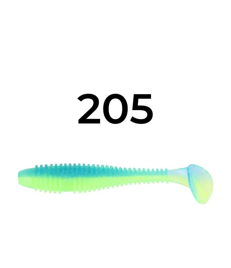 Silikoninis masalas Zeox Trigger Fat Tail 4,3 cm