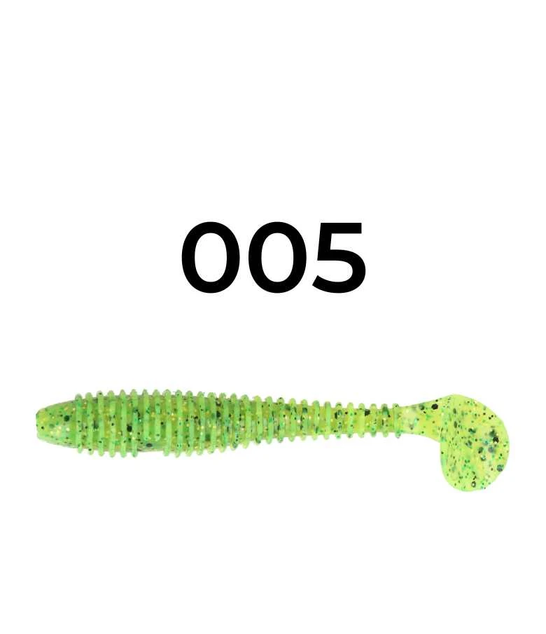 Silikoninis masalas Zeox Trigger Fat Tail 4,3 cm