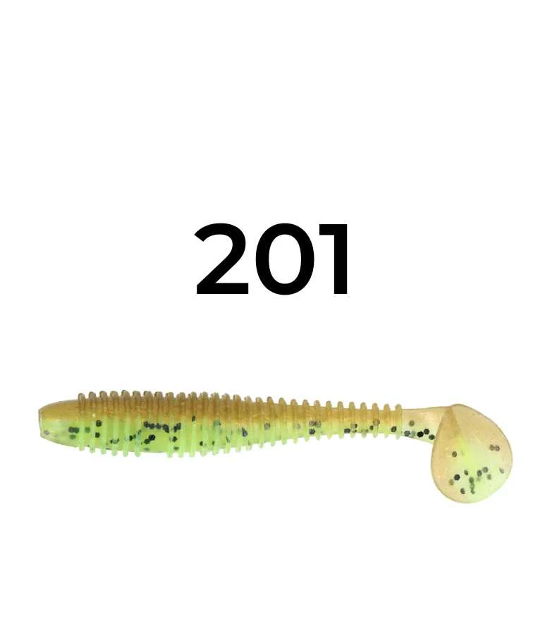 Silikoninis masalas Zeox Trigger Fat Tail 4,3 cm