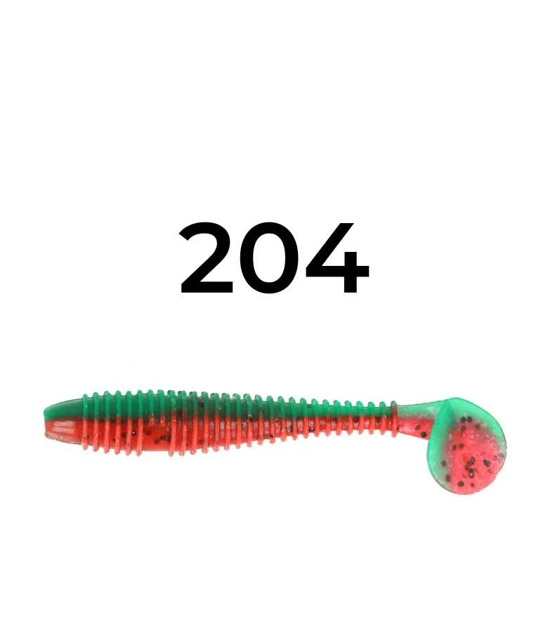 Silikoninis masalas Zeox Trigger Fat Tail 4,3 cm
