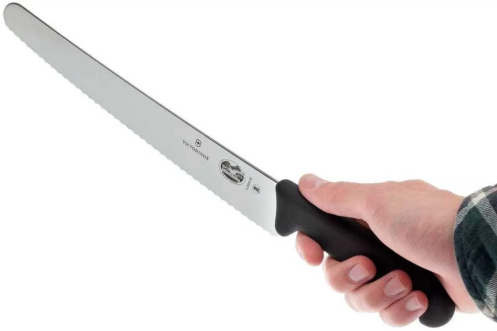 Victorinox Fibrox virtuvinis peilis kepiniams ir duonai, 26 cm 5.2933.26
