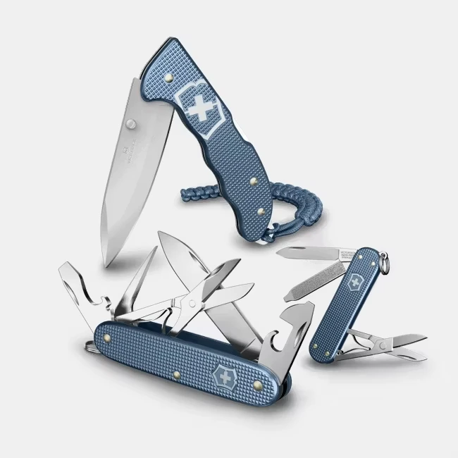 Victorinox Pioneer X Alox Limited Edition 2026 kišeninis peilis Glacial mėlyna