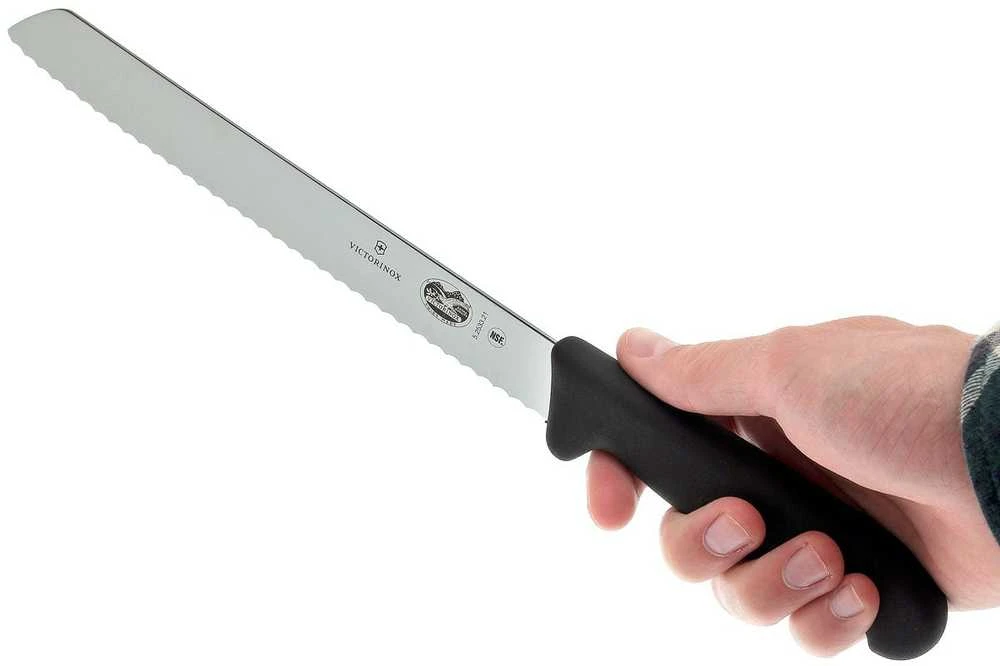 Virtuvinis peilis duonai Victorinox Fibrox 5.2533.21 21 cm