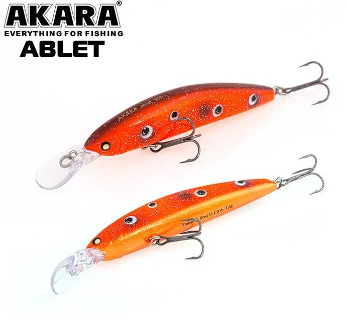 Vobleriai Akara ABLET 90F, 90 mm, 12 g