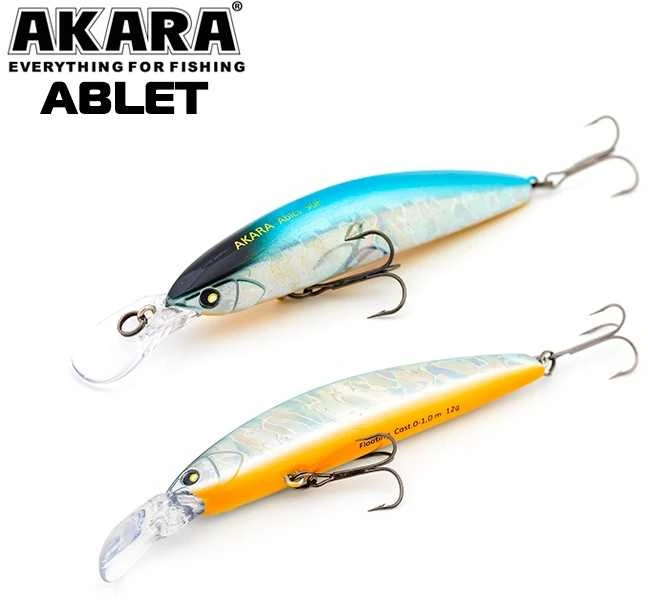 Vobleriai Akara ABLET 90F, 90 mm, 12 g