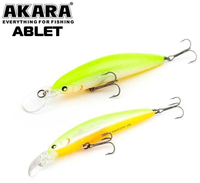 Vobleriai Akara ABLET 90F, 90 mm, 12 g