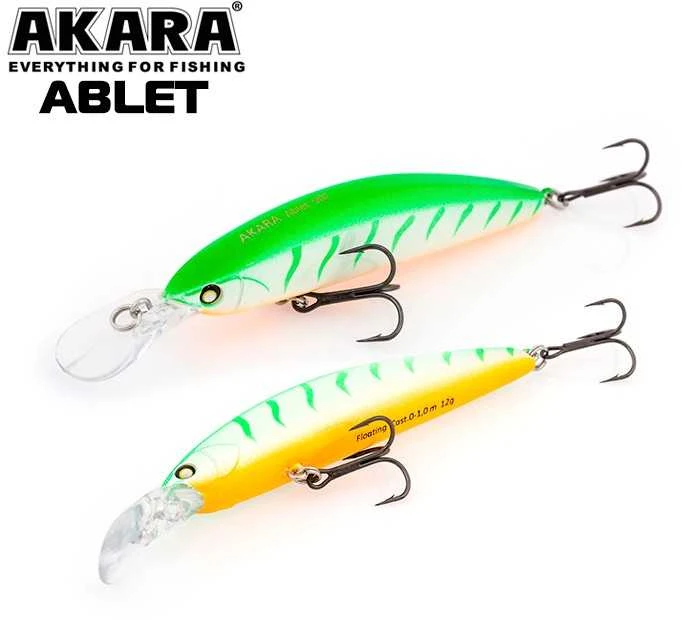 Vobleriai Akara ABLET 90F, 90 mm, 12 g