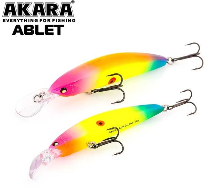 Vobleriai Akara ABLET 90F, 90 mm, 12 g