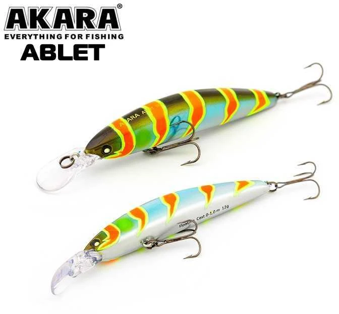 Vobleriai Akara ABLET 90F, 90 mm, 12 g