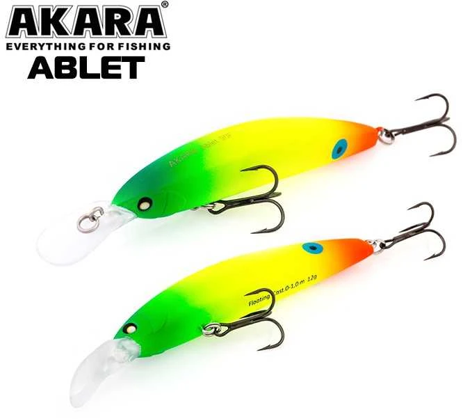 Vobleriai Akara ABLET 90F, 90 mm, 12 g