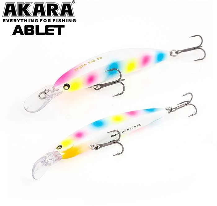 Vobleriai Akara ABLET 90F, 90 mm, 12 g