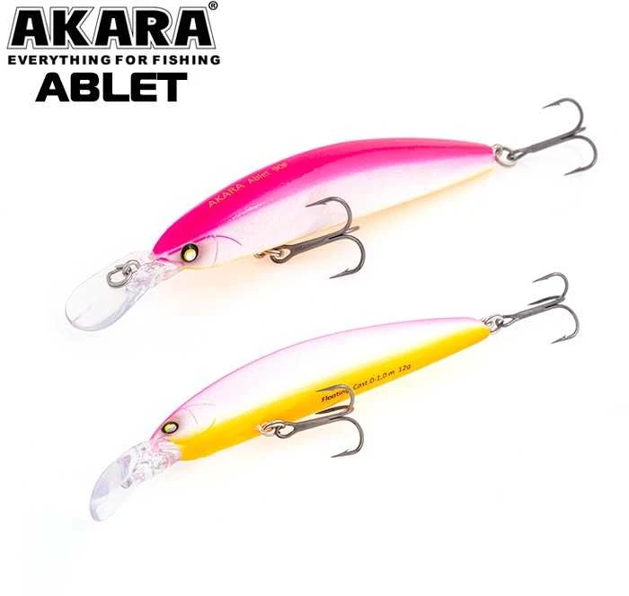 Vobleriai Akara ABLET 90F, 90 mm, 12 g