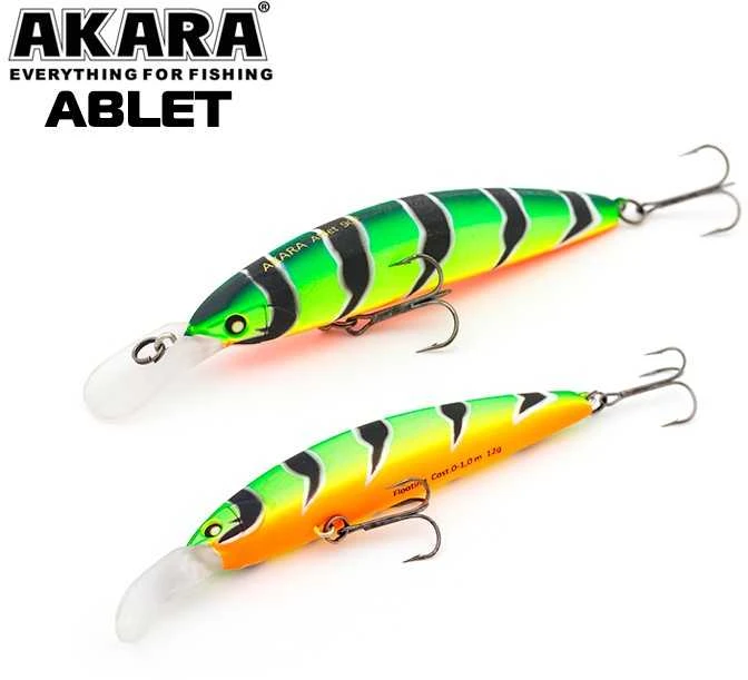 Vobleriai Akara ABLET 90F, 90 mm, 12 g