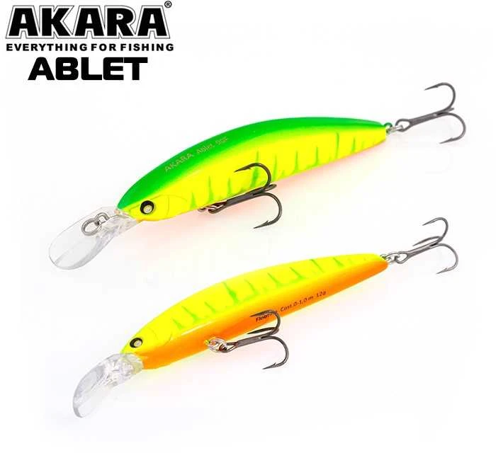 Vobleriai Akara ABLET 90F, 90 mm, 12 g